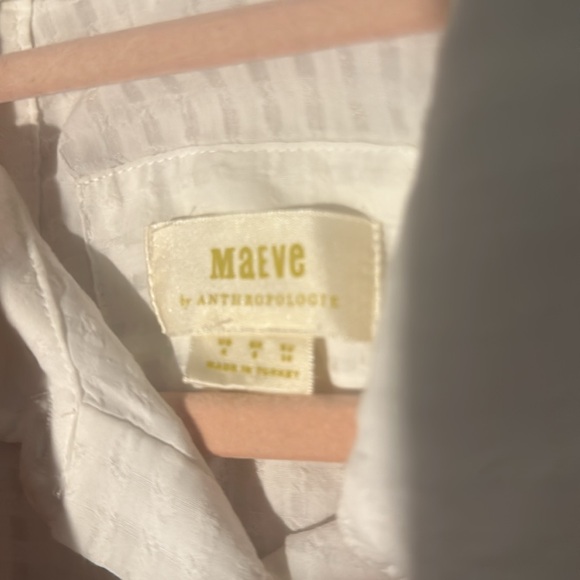 Anthropologie by Maeve White Sleeveless Blouse - Picture 3 of 7